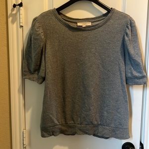 Loft puff sleeve sweatshirt